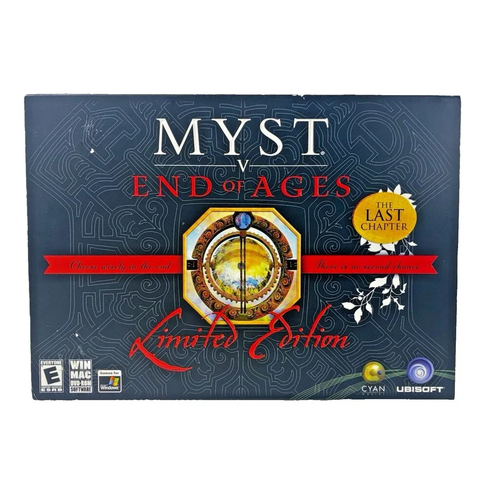 Myst V: End of Ages Limited Edition Vintage 2005 Ubisoft New Factory Sealed